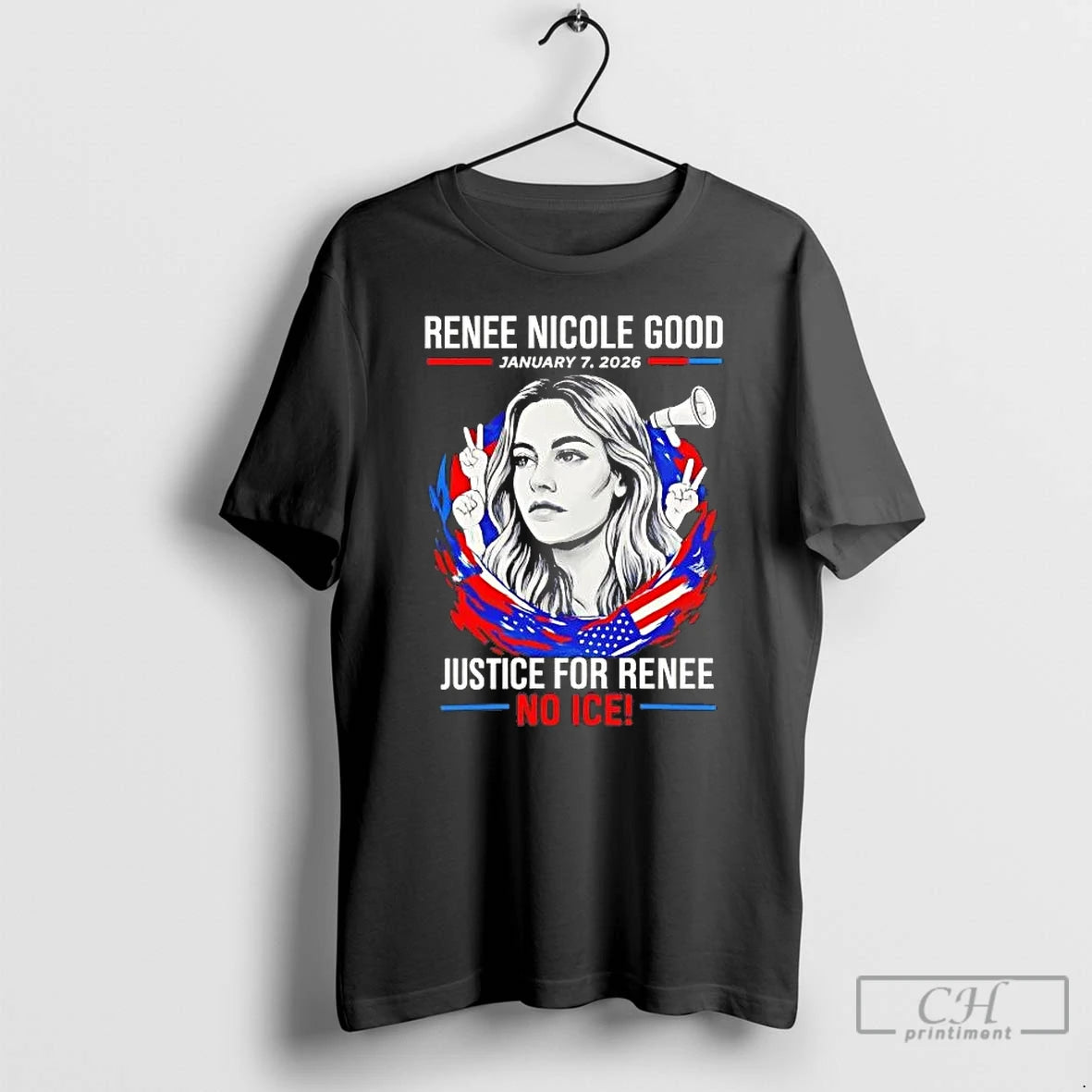 Premium Justice For Renee Nicole Good No Ice T-Shirts, Hoodie, Sweatshirt | PopFlextees.com