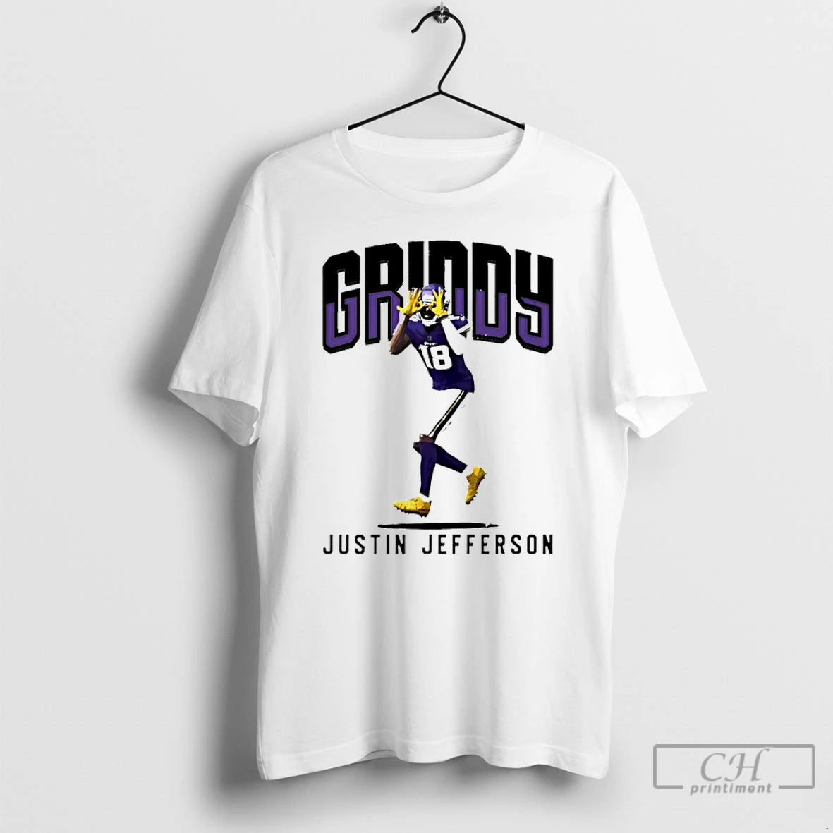 Premium Justin Jefferson Griddy Signature Graphic T-Shirts, Hoodie, Sweatshirt | PopFlextees.com
