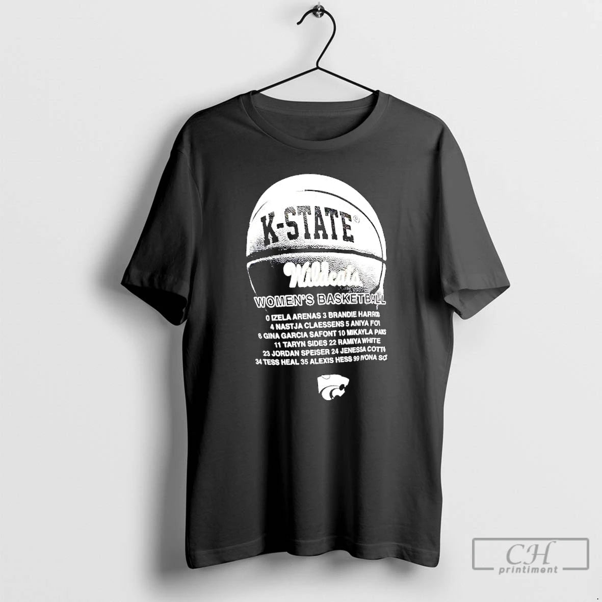 Premium K State Wildcats Womens Basketball Players Listed Name T-Shirts, Hoodie, Sweatshirt | PopFlextees.com
