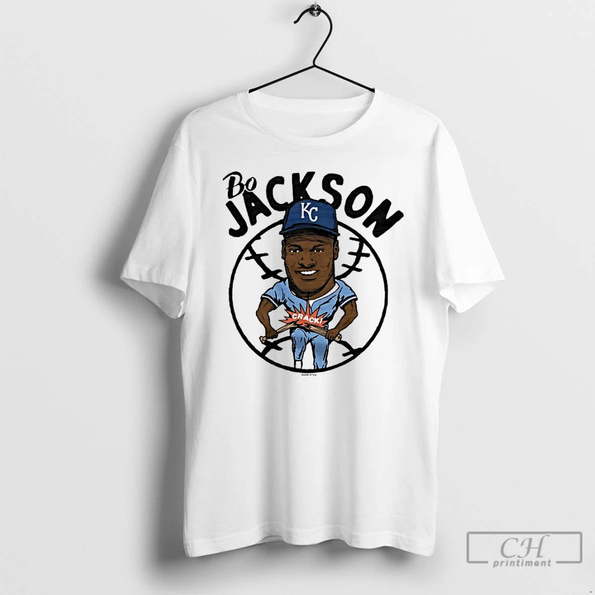 Premium Kc Royals Bo Jackson Crack T-Shirts, Hoodie, Sweatshirt | PopFlextees.com