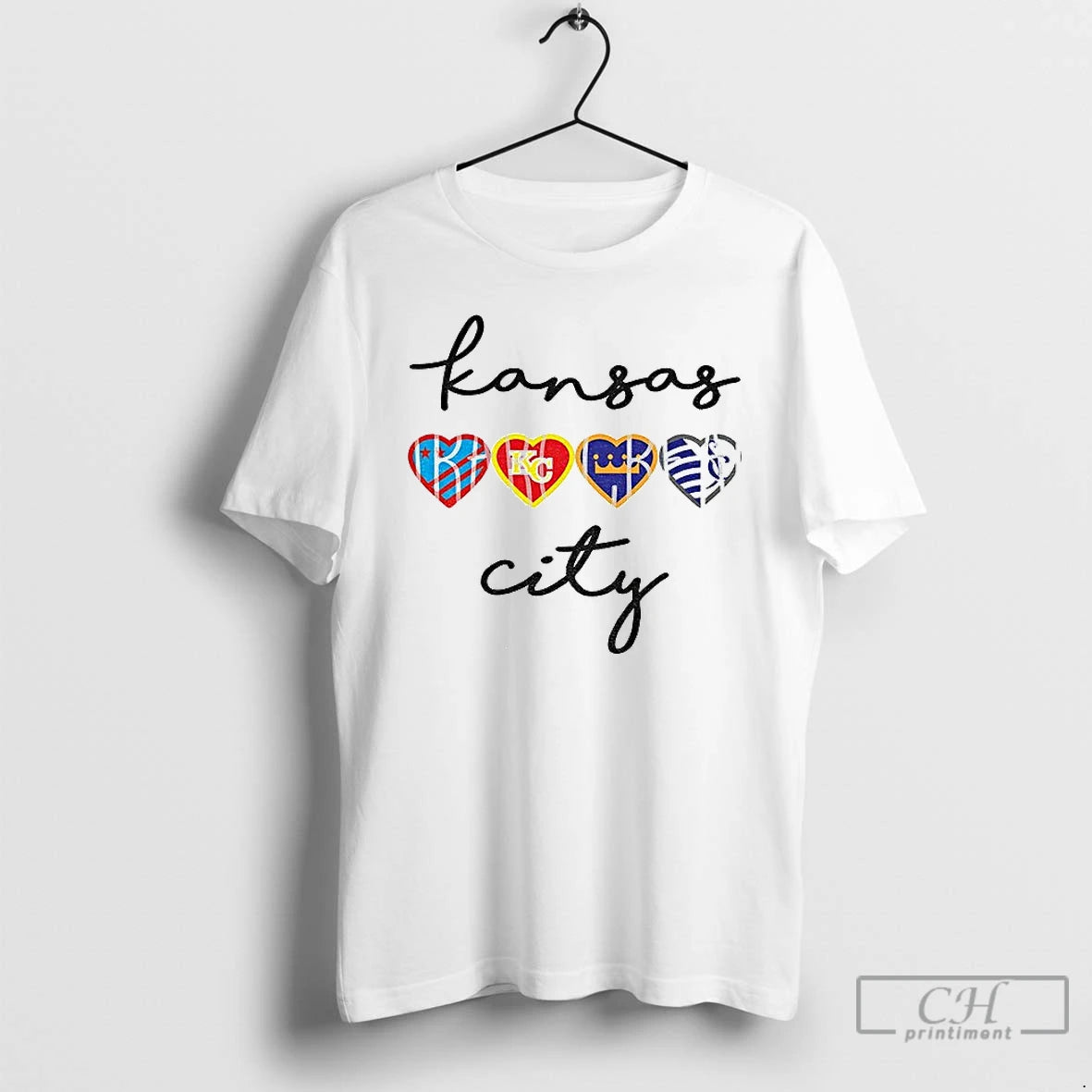 Premium Kansas City Hearts Sports Teams Kc Chiefs Royals Sporting T-Shirts, Hoodie, Sweatshirt | PopFlextees.com