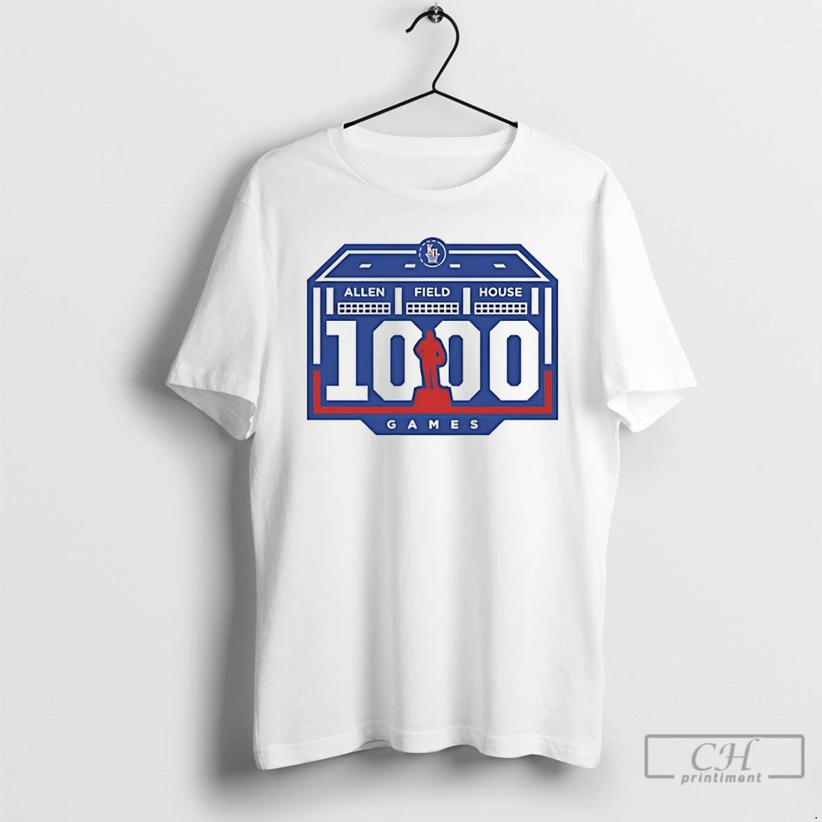 Premium Kansas Jayhawks Allen Fieldhouse 1000th Game T-Shirts, Hoodie, Sweatshirt | PopFlextees.com