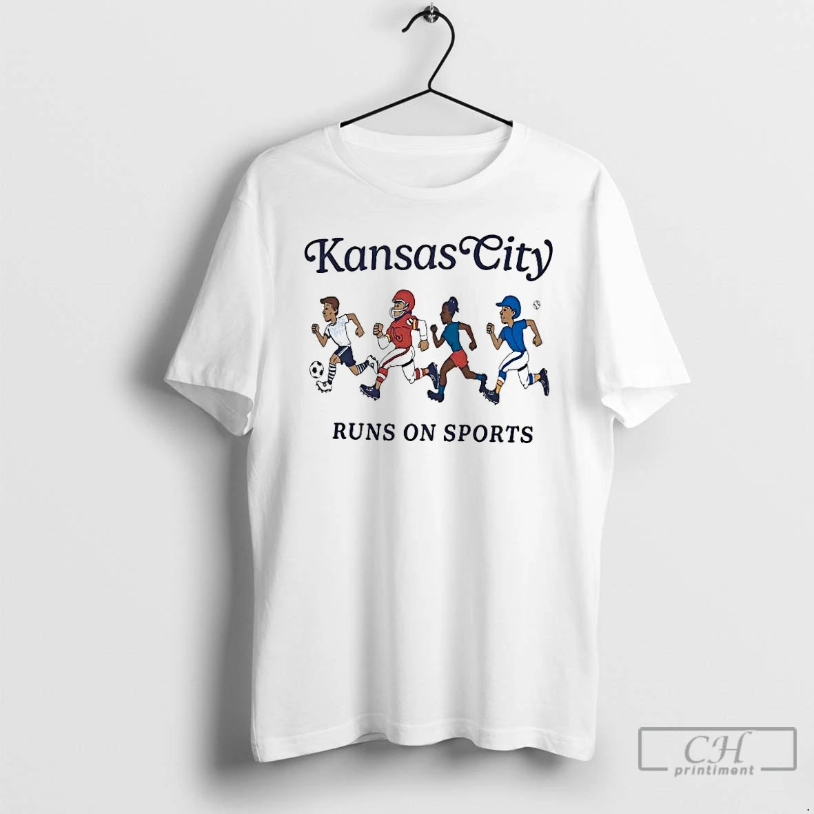 Premium Kansas City Runs On Sports T-Shirts, Hoodie, Sweatshirt | PopFlextees.com