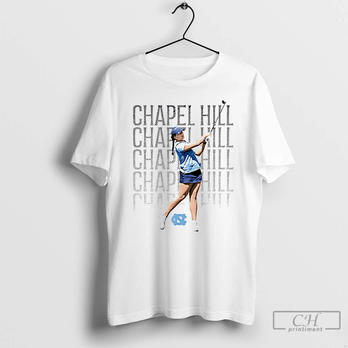 Premium Katie Vu Chapel Hill Unc Illustrated T-Shirts, Hoodie, Sweatshirt | PopFlextees.com