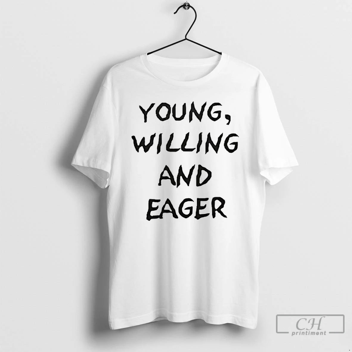 Premium Kelly Osbourne Wearing Young Willing And Eager T-Shirts, Hoodie, Sweatshirt | PopFlextees.com