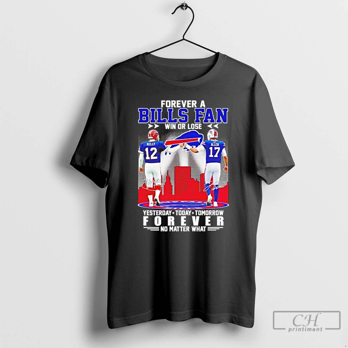 Premium Kelly And Allen Forever A Bills Fan Forever No Matter What T Shirts Sweater Hoodie, Sweatshirt | PopFlextees.com