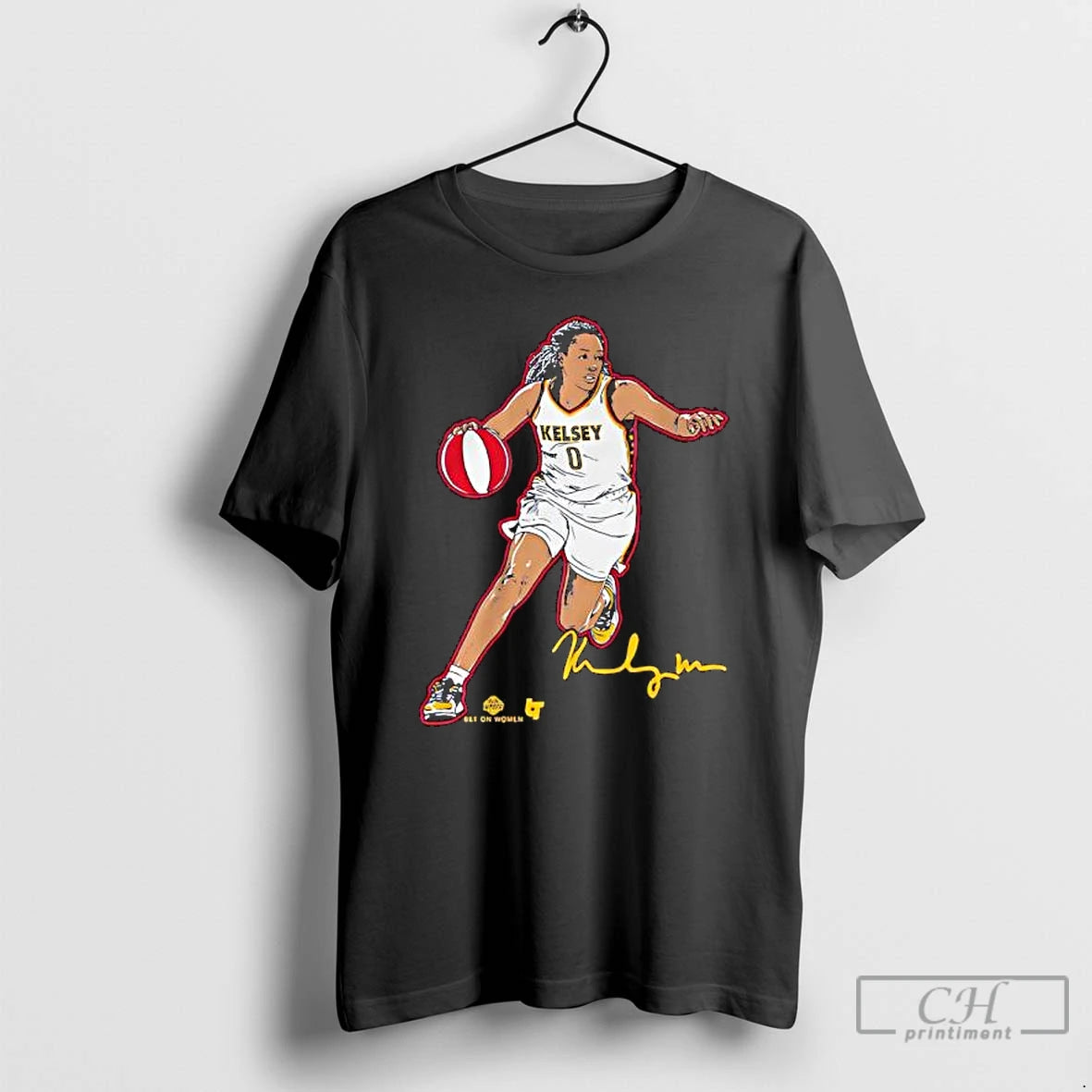 Premium Kelsey Mitchell Superstar Pose Indiana Signature T-Shirts, Hoodie, Sweatshirt | PopFlextees.com