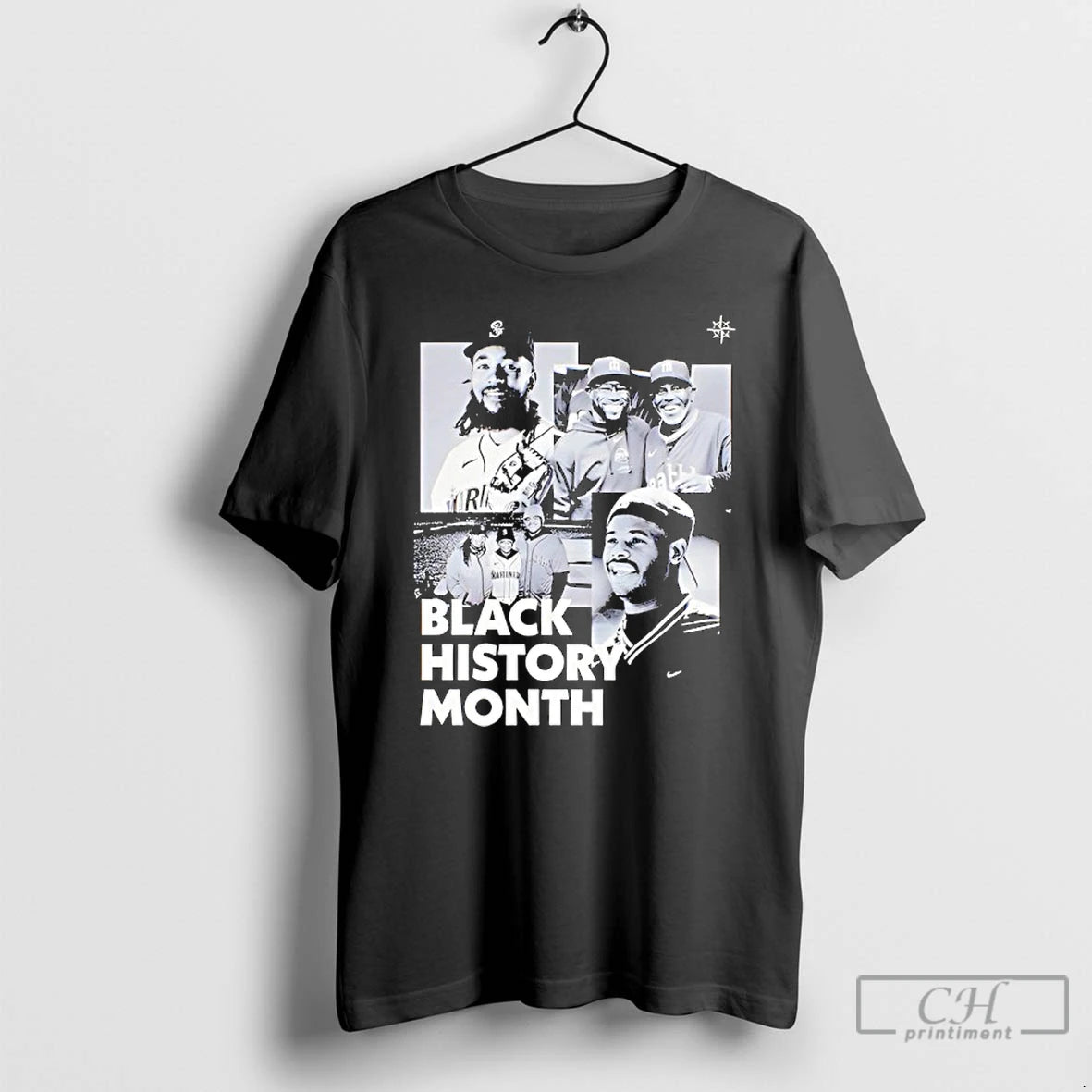 Premium Ken Griffey Seattle Mariners Black History Month T-Shirts, Hoodie, Sweatshirt | PopFlextees.com