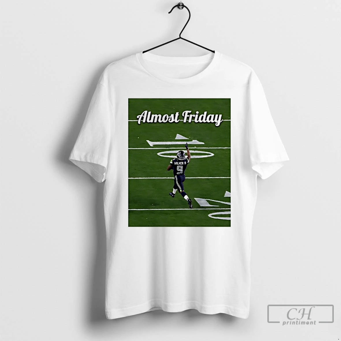 Premium Kenneth Walker Iii Seahawks Td Almost Friday T-Shirts, Hoodie, Sweatshirt | PopFlextees.com