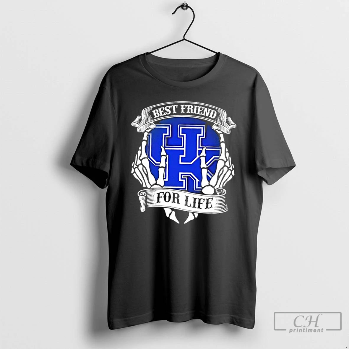 Premium Kentucky Wildcats Best Friend For Life Hands Bones T-Shirts, Hoodie, Sweatshirt | PopFlextees.com
