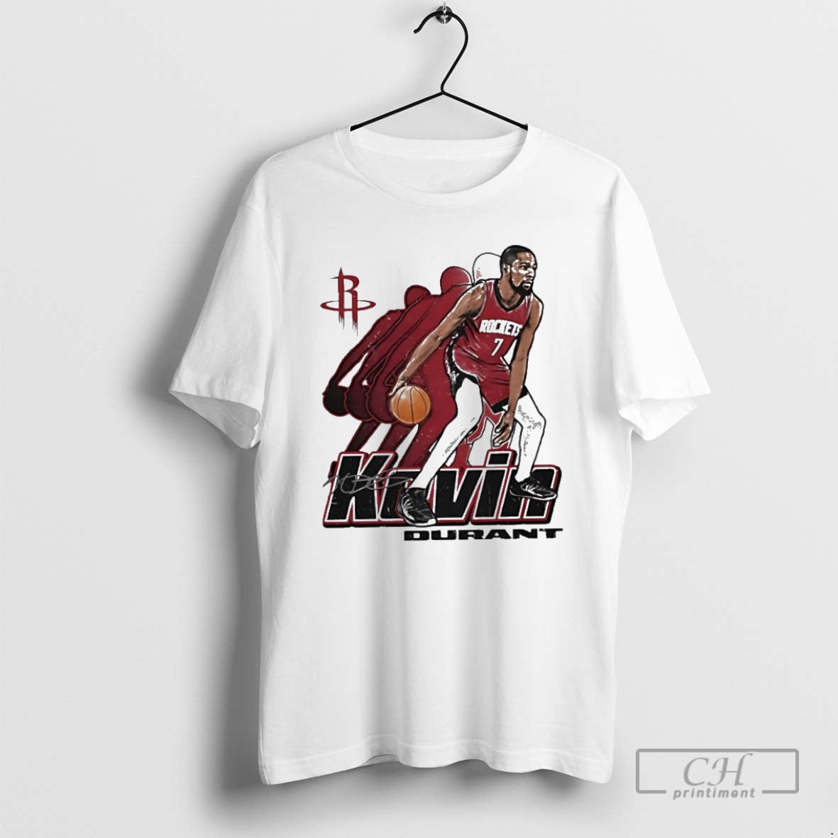 Premium Kevin Durant Houston Rockets Signature 7 Retro Vibe Graphic Shirt Sweater Hoodie, Sweatshirt | PopFlextees.com