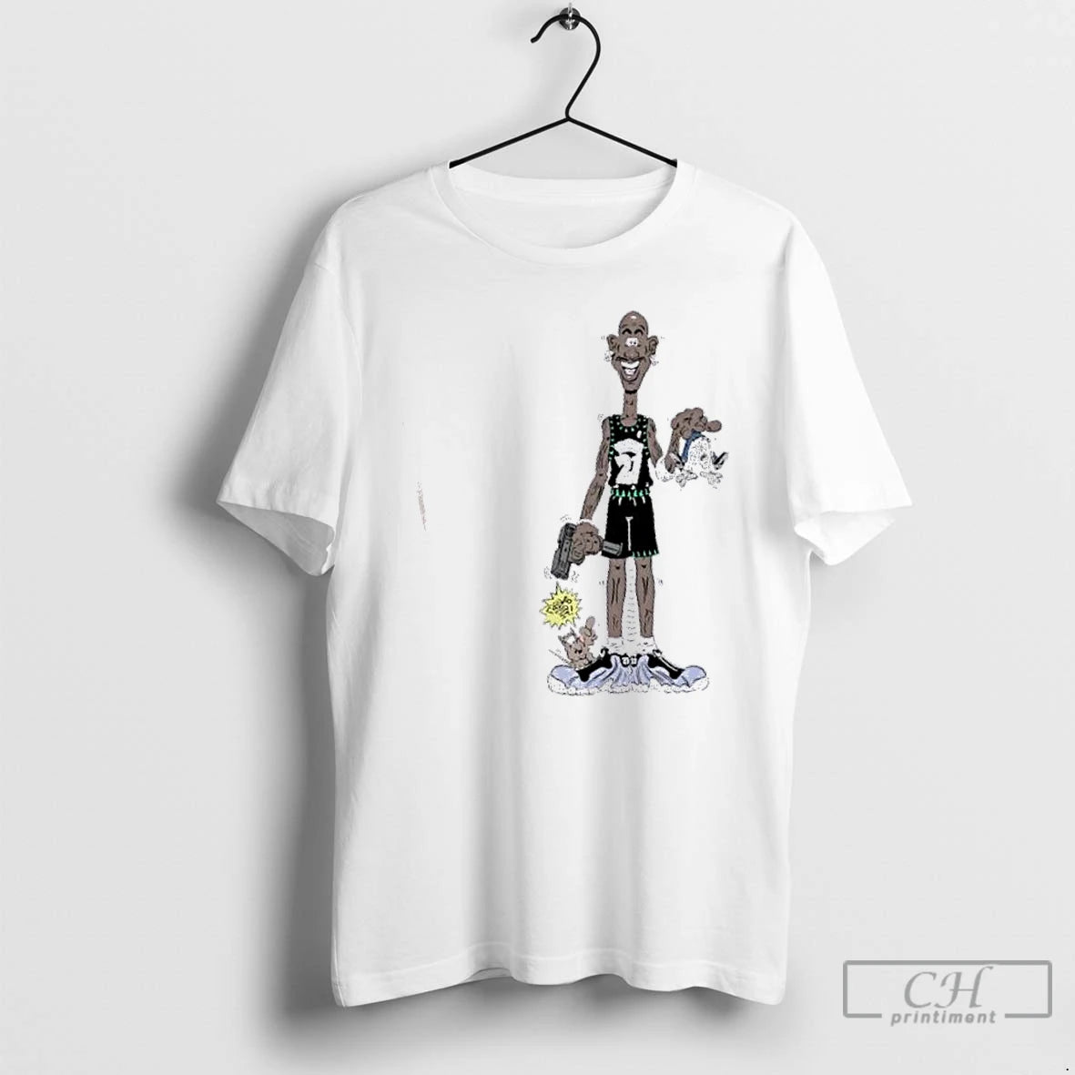 Premium Kevin Garnett Minnesota Timberwolves Caricature T-Shirts, Hoodie, Sweatshirt | PopFlextees.com