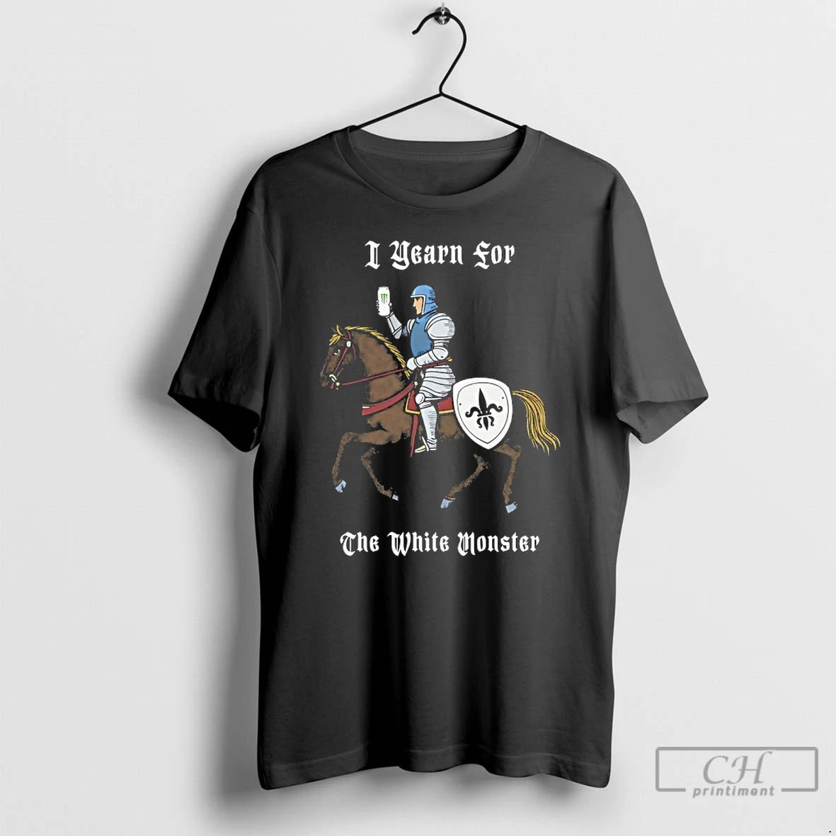 Premium Knight I Yearn For The White Monster T-Shirts, Hoodie, Sweatshirt | PopFlextees.com