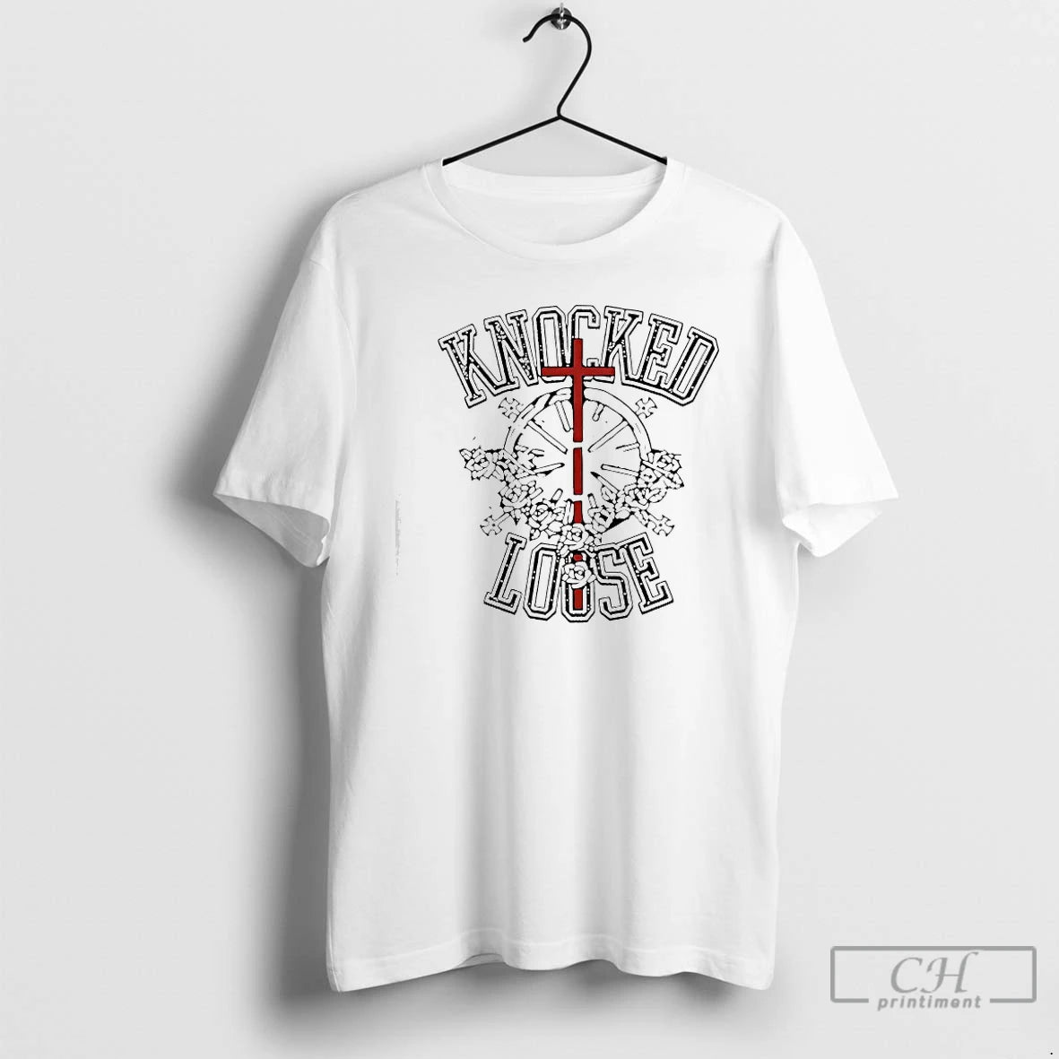Premium Knocked Loose Otak Ash Red Cross T-Shirts, Hoodie, Sweatshirt | PopFlextees.com