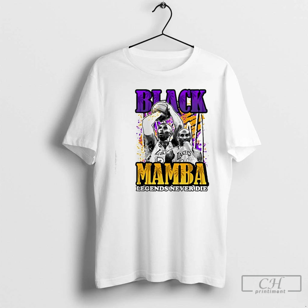 Premium Kobe Bryant Black Mamba Legends Never Die T-Shirts, Hoodie, Sweatshirt | PopFlextees.com