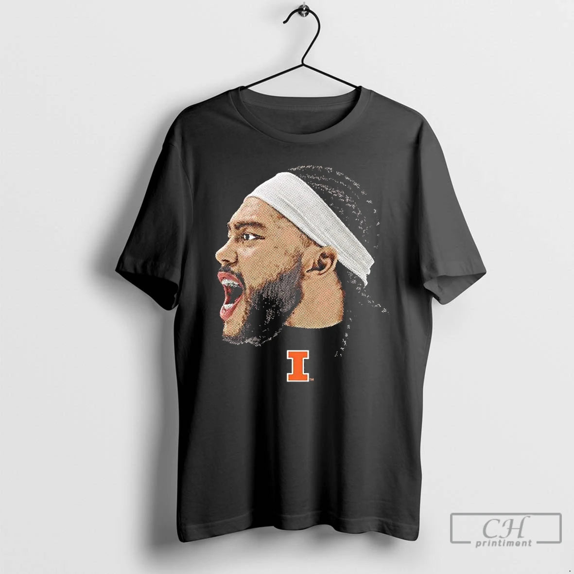 Premium Kylan Boswell Portrait Head Illinois Fighting Illini T-Shirts, Hoodie, Sweatshirt | PopFlextees.com