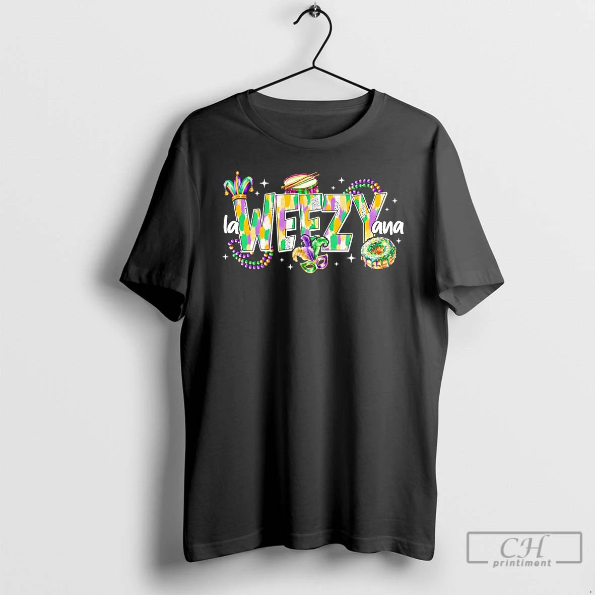 Premium La Weezy Ana Louisiana Mardi Grass Apparel T-Shirts, Hoodie, Sweatshirt | PopFlextees.com