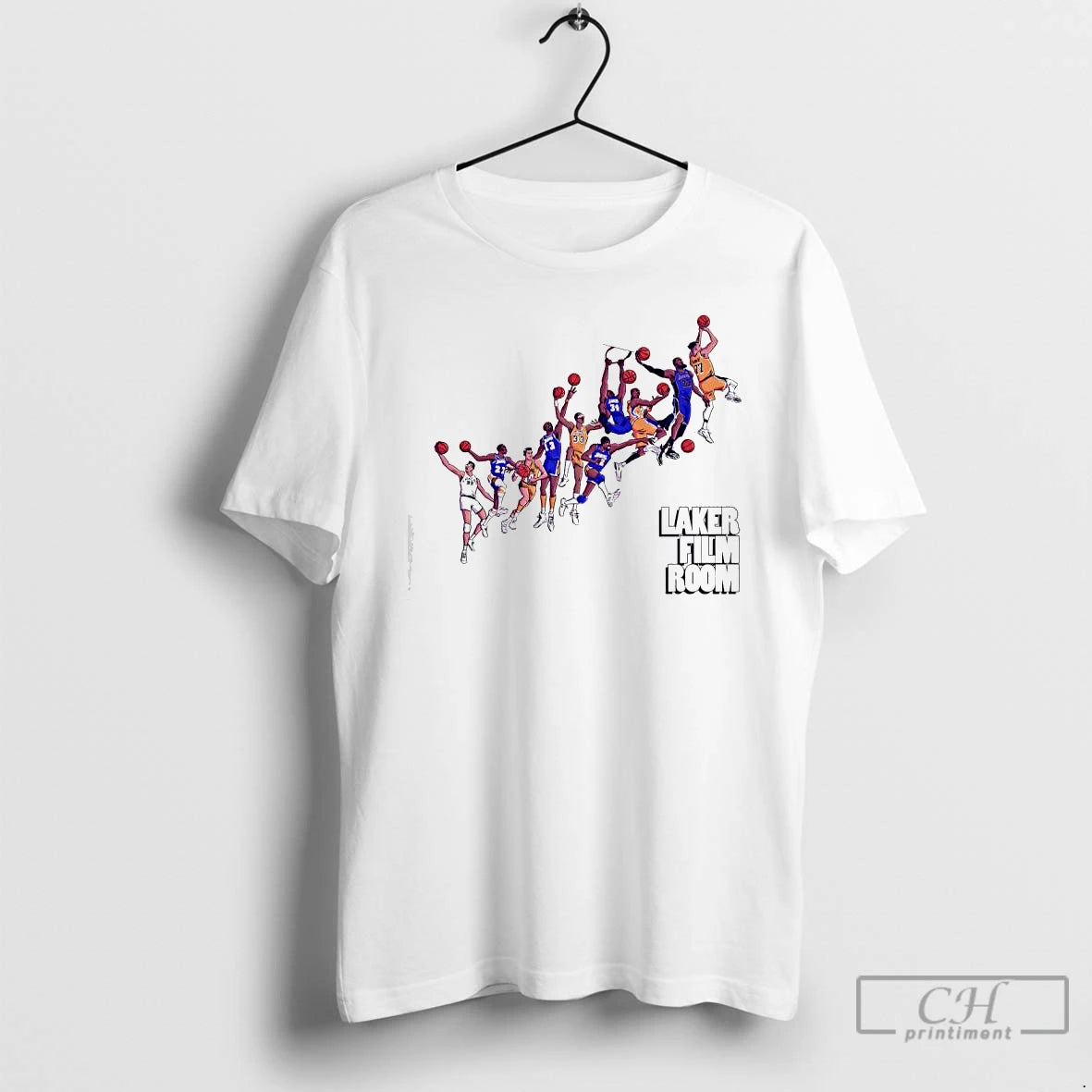 Premium Laker Film Room Los Angeles Lakers Basketball Players In Action T-Shirts, Hoodie, Sweatshirt | PopFlextees.com