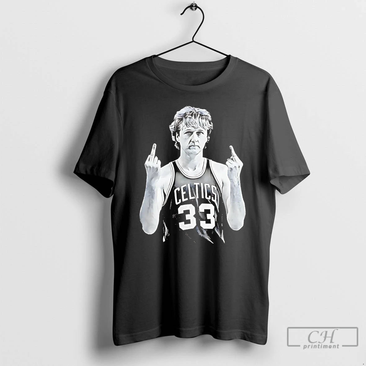 Premium Larry Bird Legend Middle Finger T-Shirts, Hoodie, Sweatshirt | PopFlextees.com