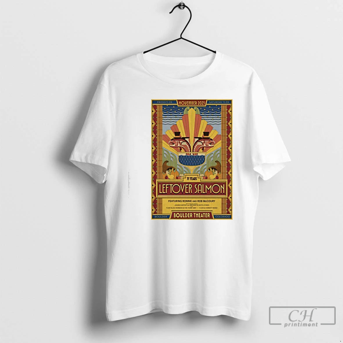 Premium Leftover Salmon November 2025 Boulder Co T-Shirts, Hoodie, Sweatshirt | PopFlextees.com
