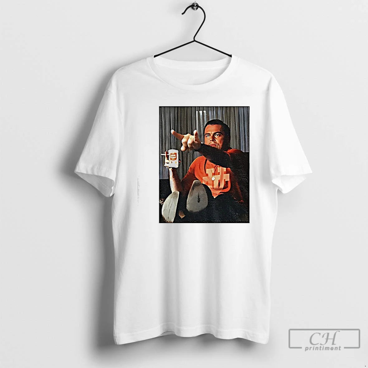 Premium Leonardo Dicaprio Wearing Texas Longhorns T-Shirts, Hoodie, Sweatshirt | PopFlextees.com