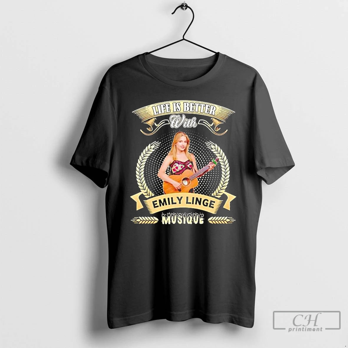 Premium Life Is Better With Emily Linge Musique T-Shirts, Hoodie, Sweatshirt | PopFlextees.com