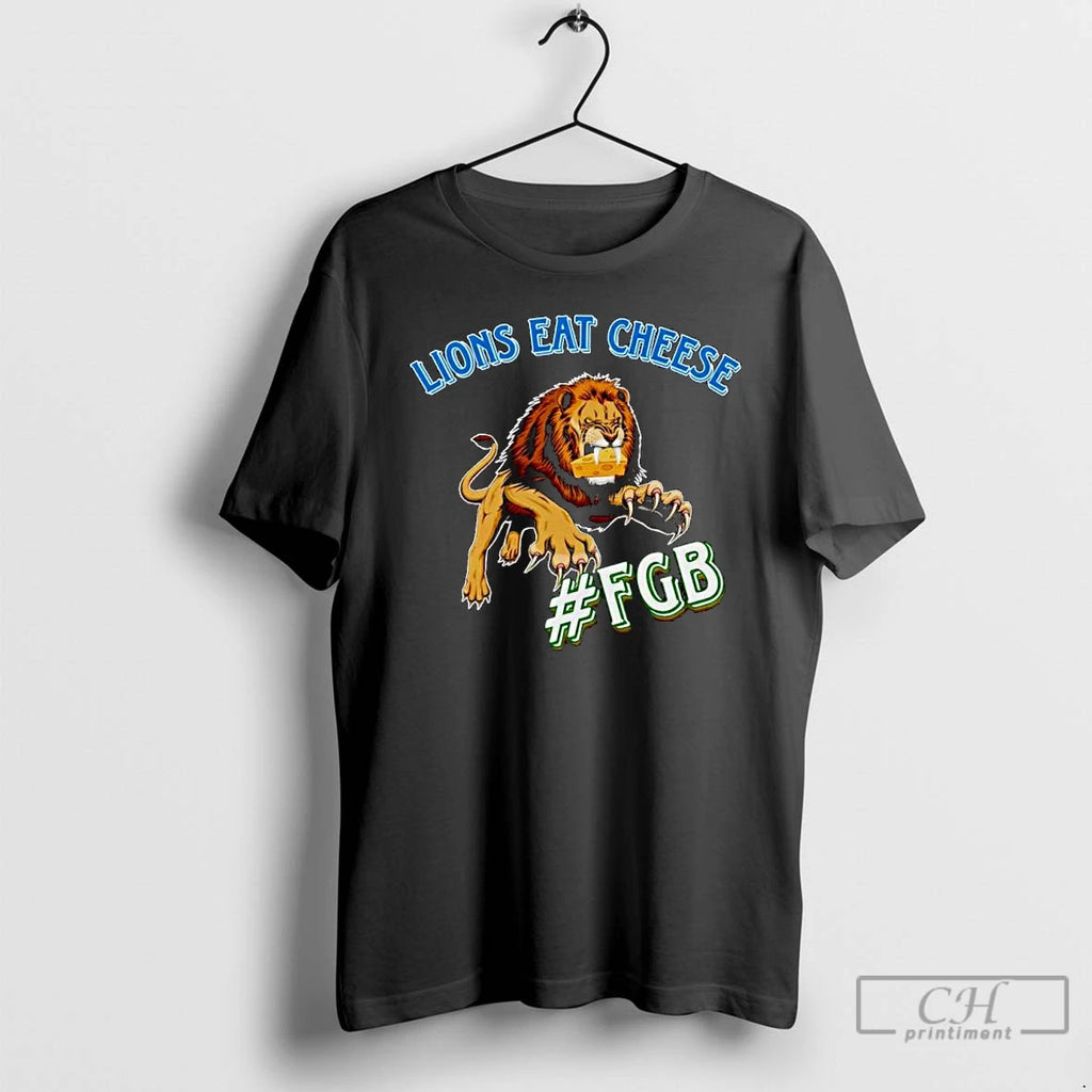 Premium Lions Eat Cheese Fgb Ornaments T-Shirts, Hoodie, Sweatshirt | PopFlextees.com