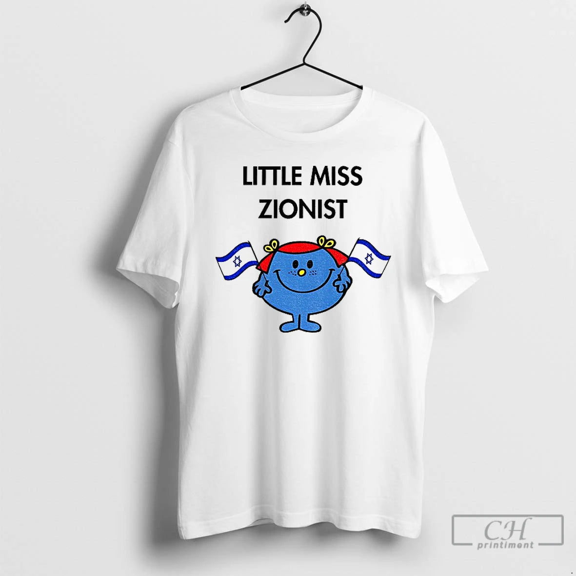 Premium Little Miss Holding Jewish Flag Little Miss Zionist T-Shirts, Hoodie, Sweatshirt | PopFlextees.com