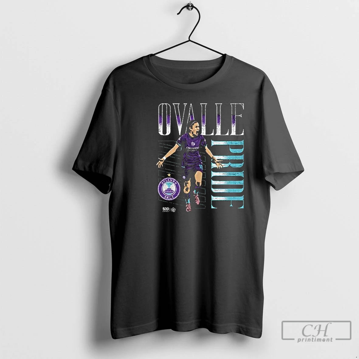 Premium Lizbeth Ovalle Orlando Pride Player Name Circle Black T-Shirts, Hoodie, Sweatshirt | PopFlextees.com