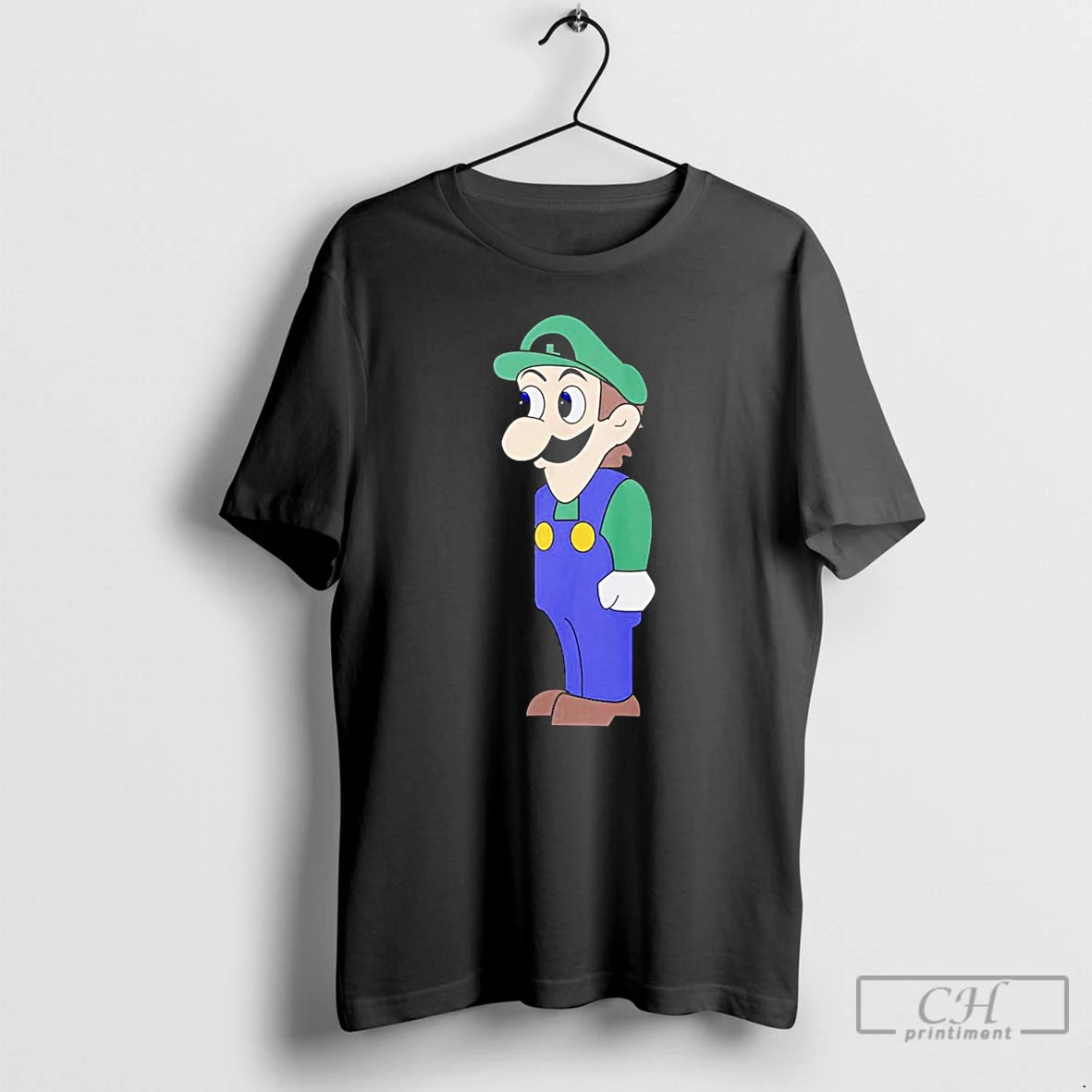 Premium Look At Front Of For Boobs Luigi T-Shirts, Hoodie, Sweatshirt | PopFlextees.com