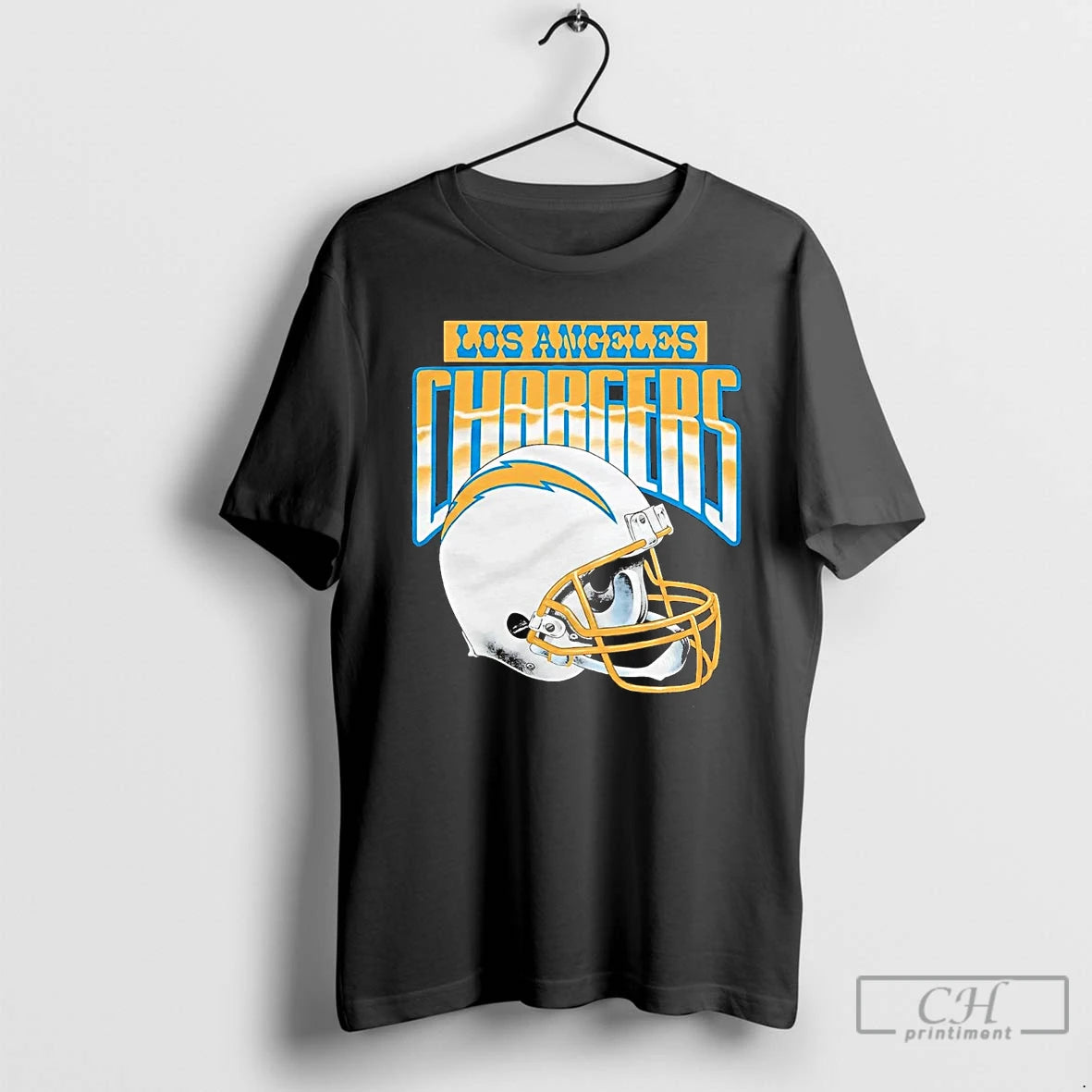 Premium Los Angeles Chargers Gradient Helmet T-Shirts, Hoodie, Sweatshirt | PopFlextees.com