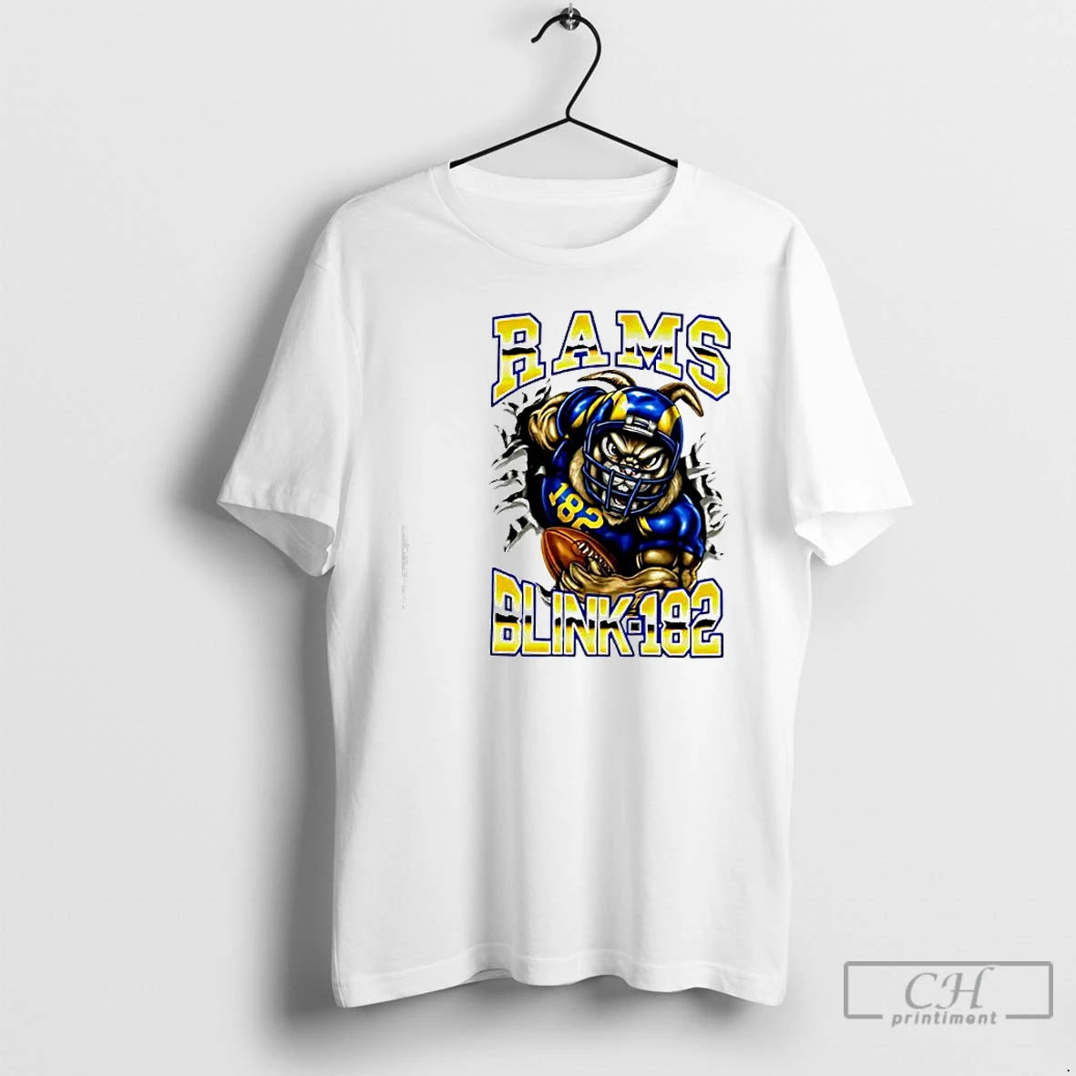 Premium Los Angeles Football X Blink 182 Bunny Rams T-Shirts, Hoodie, Sweatshirt | PopFlextees.com