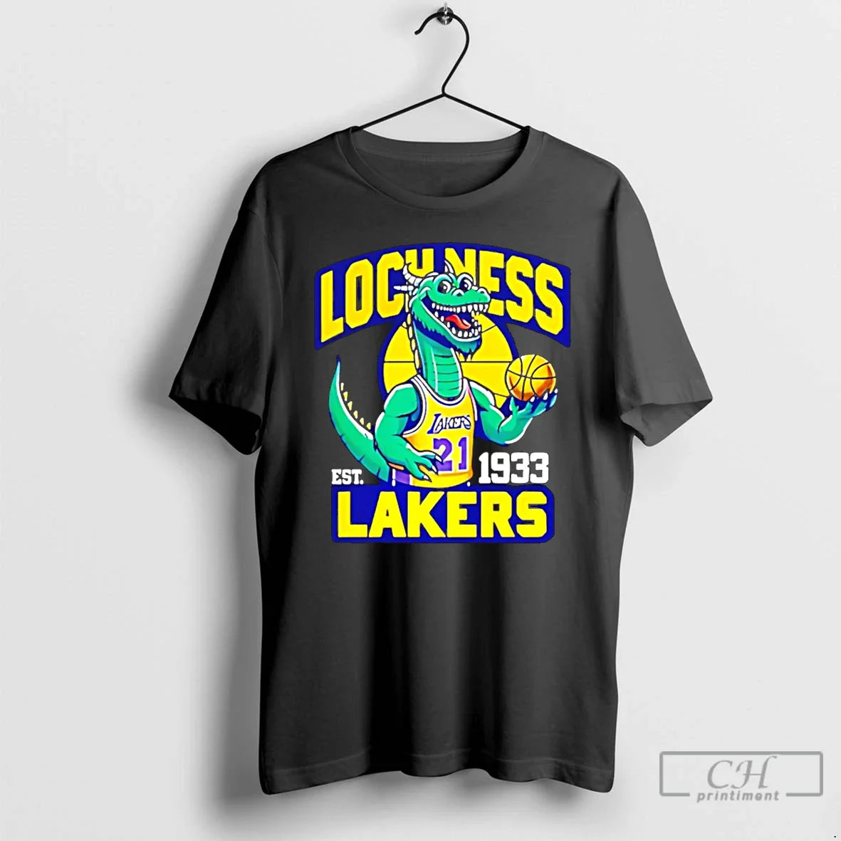 Los Angeles Lakers Lochness Lakers Est 1933 T-Shirts, Hoodie, Sweatshirt