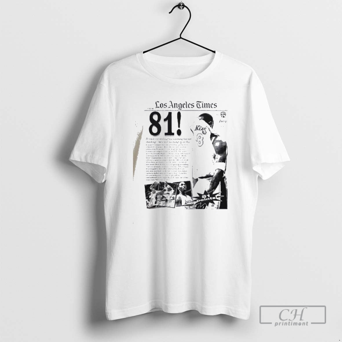 Los Angeles Times Kobe 81 Points Vintage Shirt T-Shirts, Hoodie, Sweatshirt