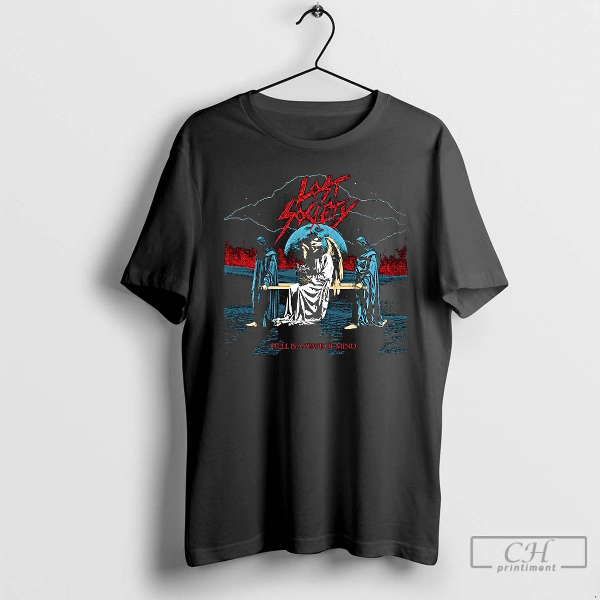 Premium Lost Society Hell Is A State Of Mind 6th March 2026 T Shirts Sweater Hoodie, Sweatshirt | PopFlextees.com