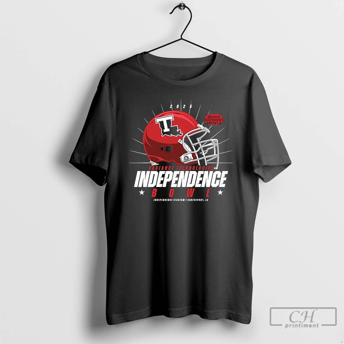 Premium Louisiana Tech Bulldogs 2025 Independence Bowl Helmet T-Shirts, Hoodie, Sweatshirt | PopFlextees.com