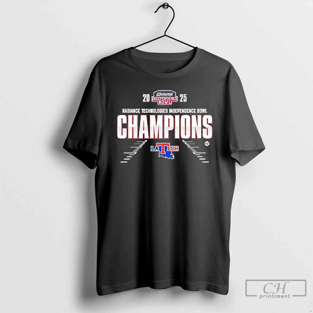 Premium Louisiana Tech Bulldogs 2025 Radiance Technologies Independence Bowl Champions Classic T-Shirts, Hoodie, Sweatshirt