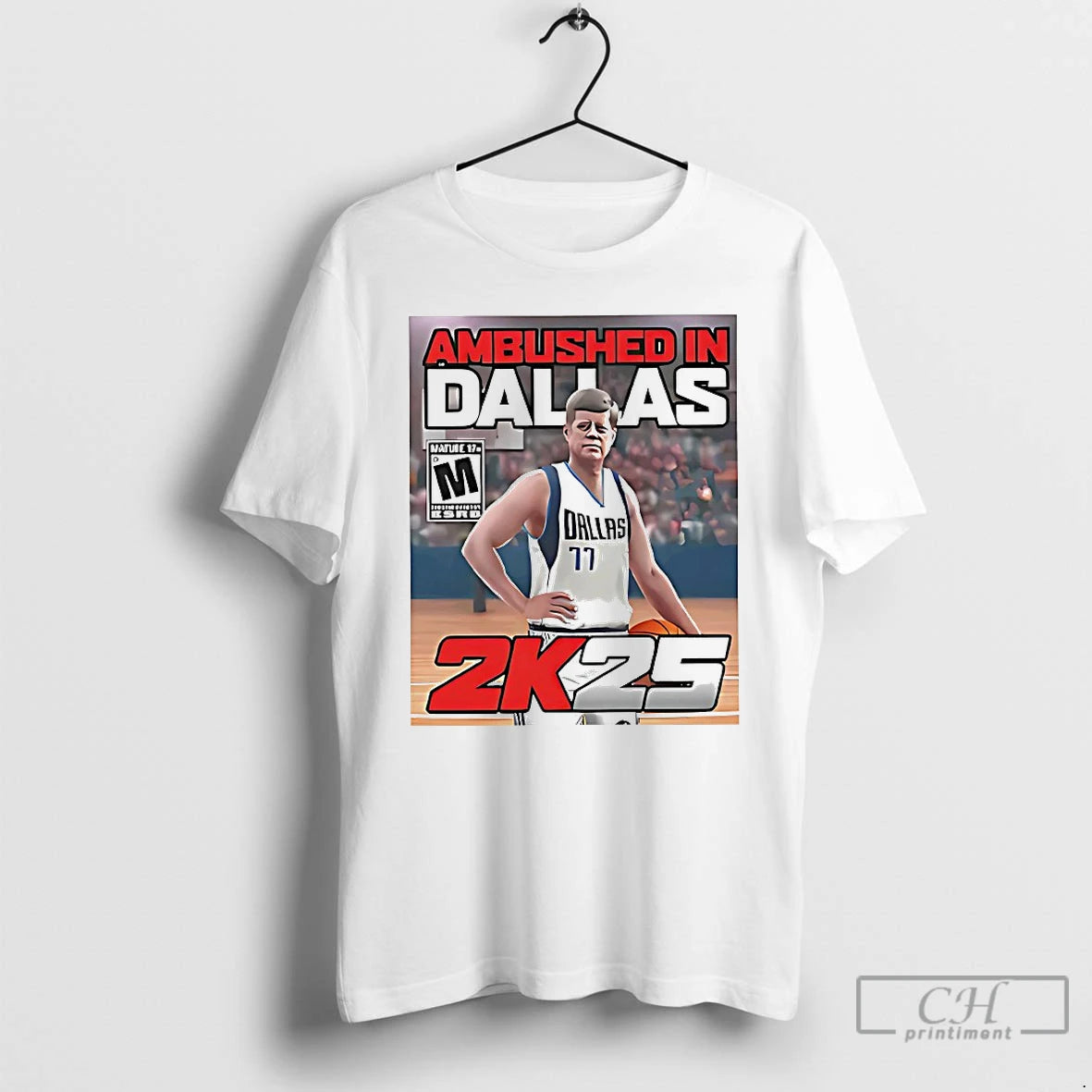 Premium Luka Doncic John F Kennedy Ambushed In Dallas 2k25 T-Shirts, Hoodie, Sweatshirt | PopFlextees.com