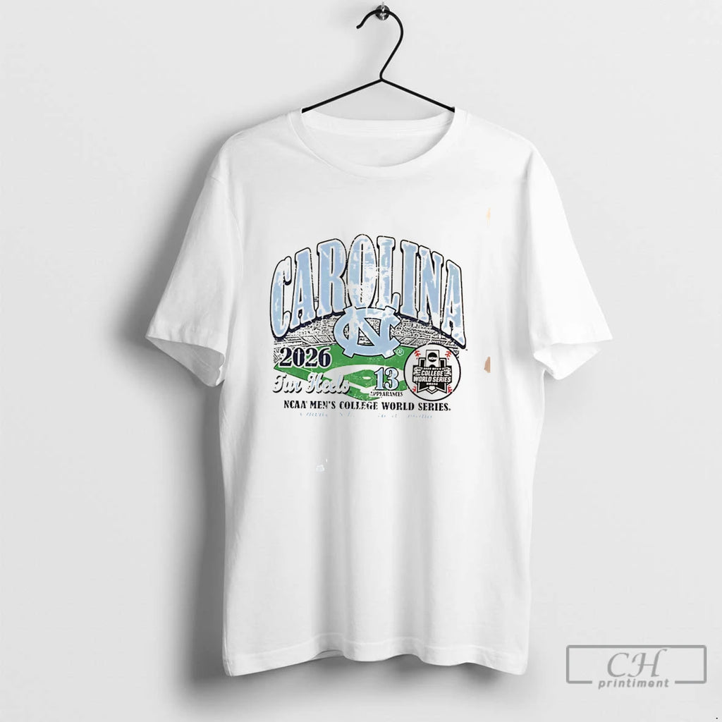 Premium Mgqloxq4 North Carolina Tar Heels 2026 College World Series Bound Stadium Tee T Shirts