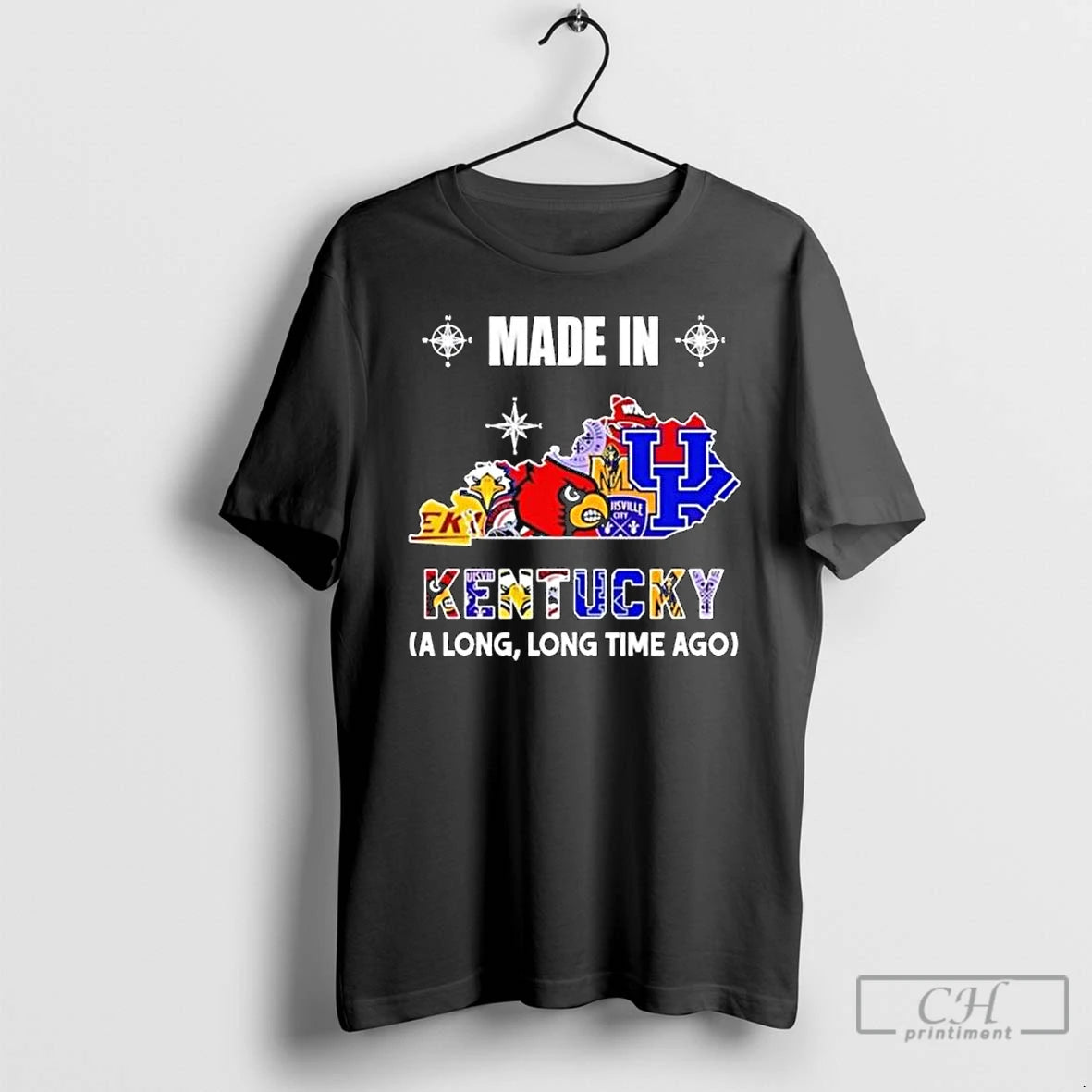 Premium Made In Kentucky A Long Long Time Ago State Logo Map 2026 T Shirts Hoodie, Sweatshirt | PopFlextees.com