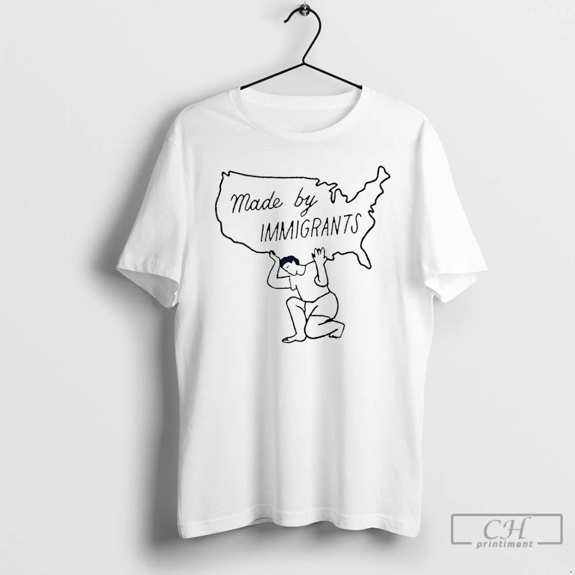 Premium Made By Immigrants State T-Shirts, Hoodie, Sweatshirt | PopFlextees.com