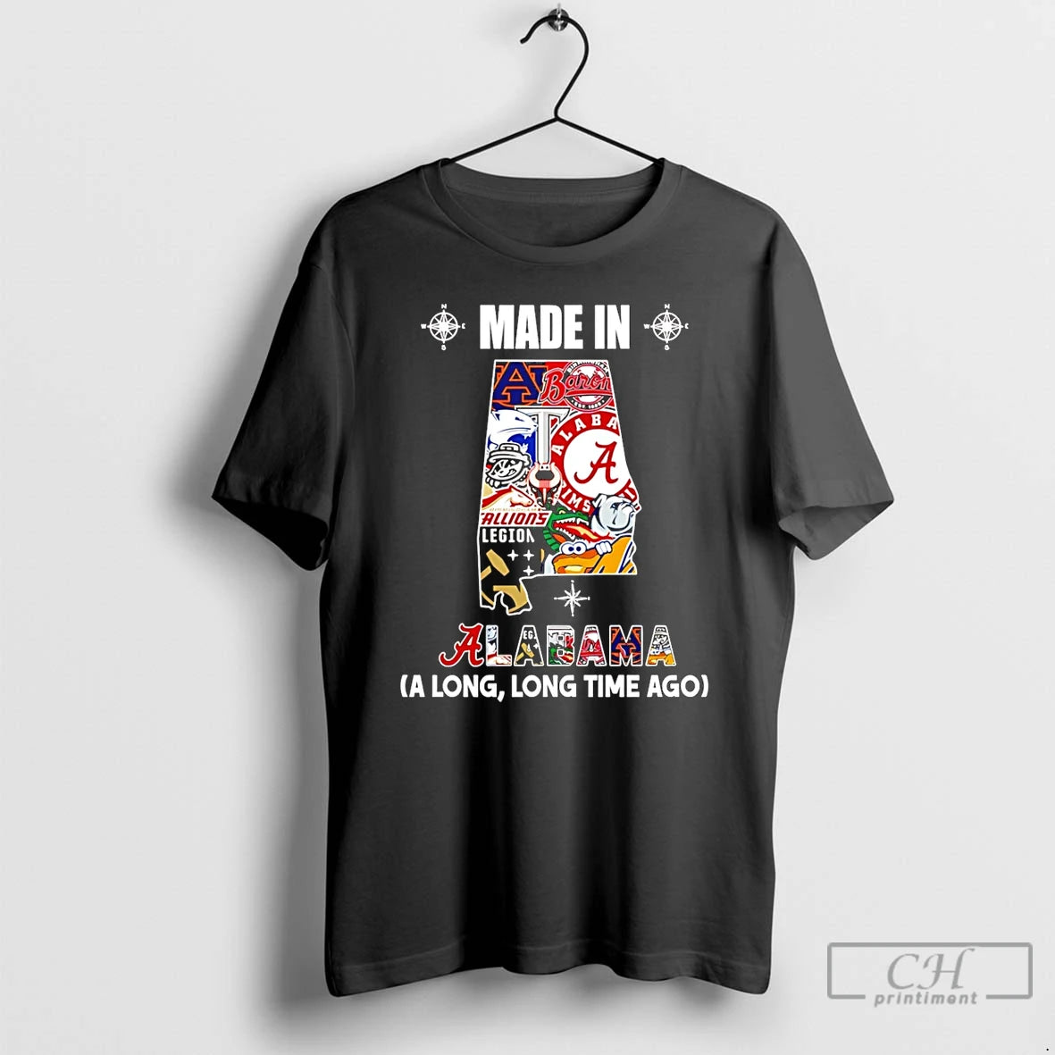 Premium Made In Alabama A Long Long Time Ago State T-Shirts, Hoodie, Sweatshirt | PopFlextees.com