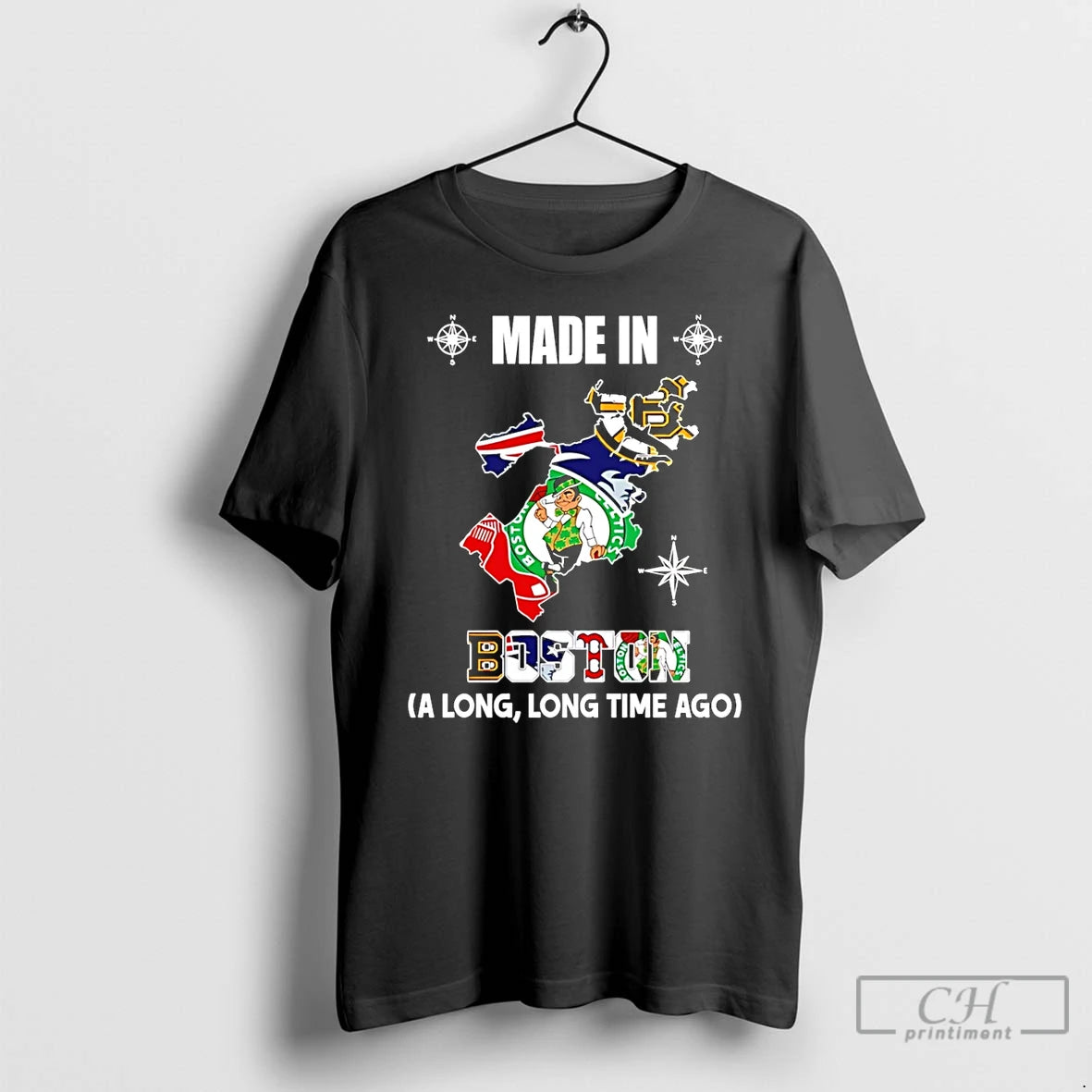 Premium Made In Boston A Long Long Time Ago State T-Shirts, Hoodie, Sweatshirt | PopFlextees.com