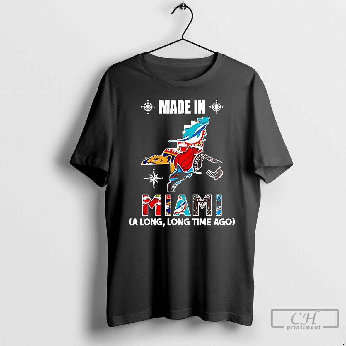 Premium Made In Miami A Long Long Time Ago State T-Shirts, Hoodie, Sweatshirt | PopFlextees.com