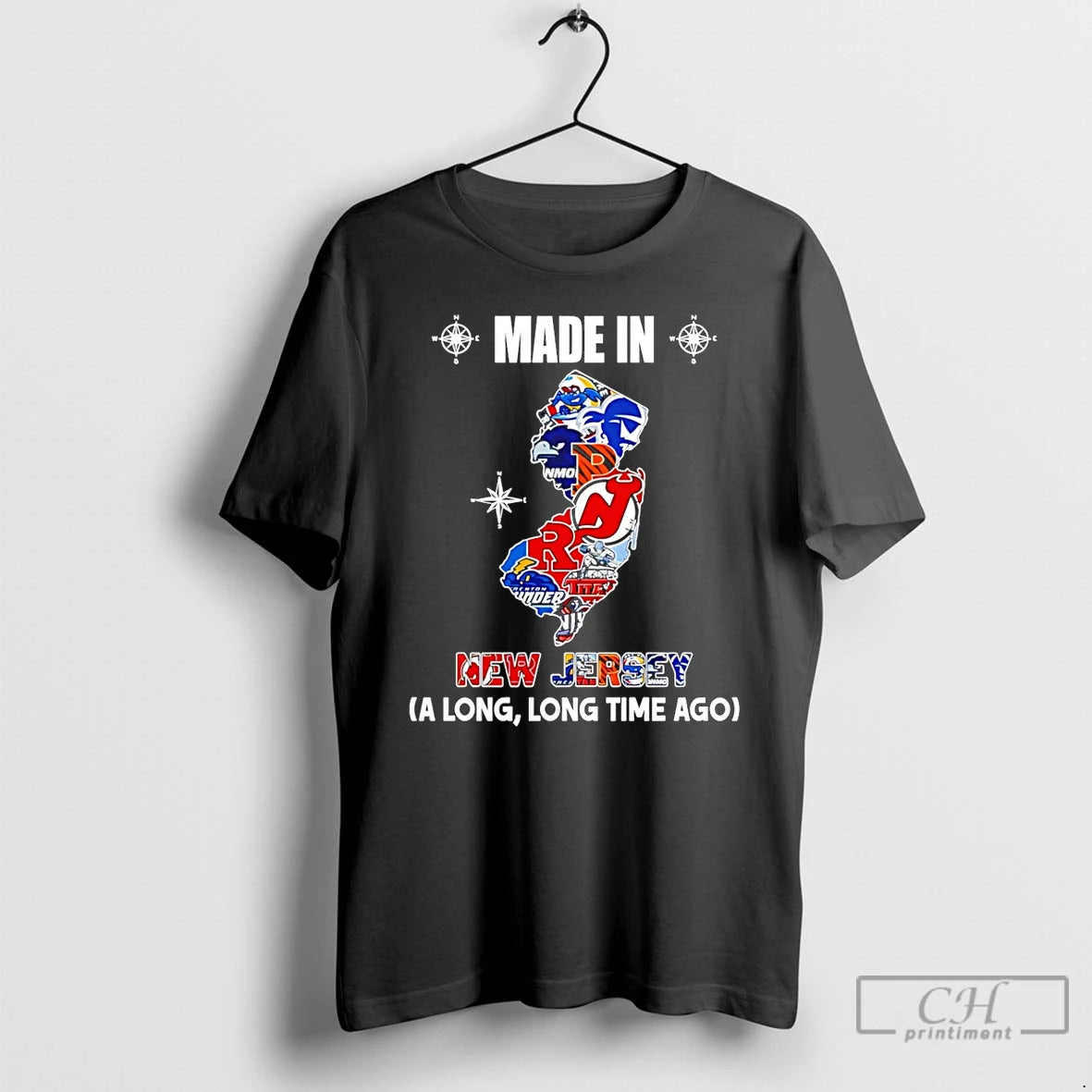 Premium Made In New Jersey A Long Long Time Ago State T-Shirts, Hoodie, Sweatshirt | PopFlextees.com