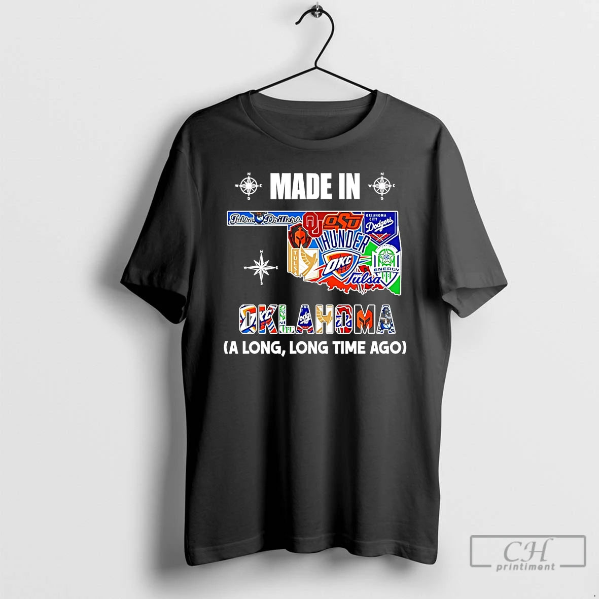 Premium Made In Oklahoma A Long Long Time Ago State T-Shirts, Hoodie, Sweatshirt | PopFlextees.com