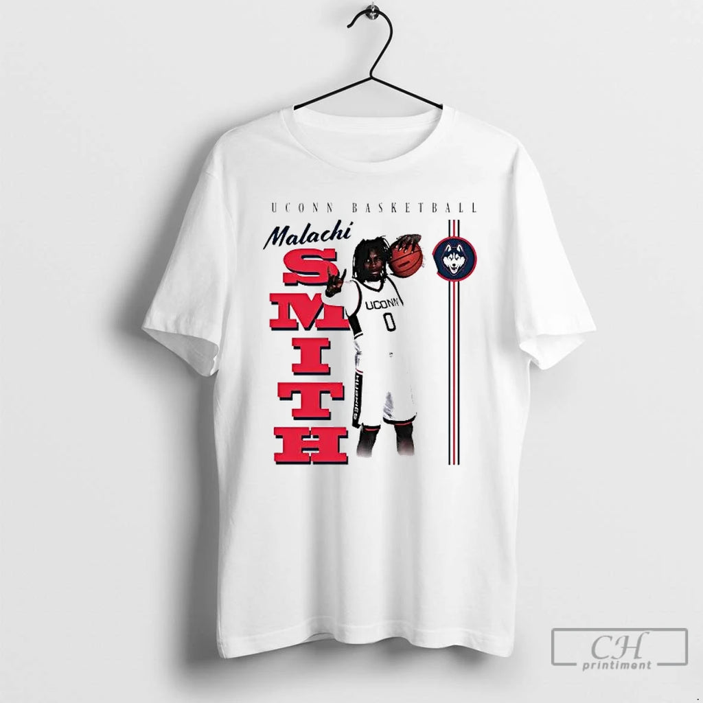 Premium Malachi Smith Illustrated Uconn Basketball T-Shirts, Hoodie, Sweatshirt | PopFlextees.com