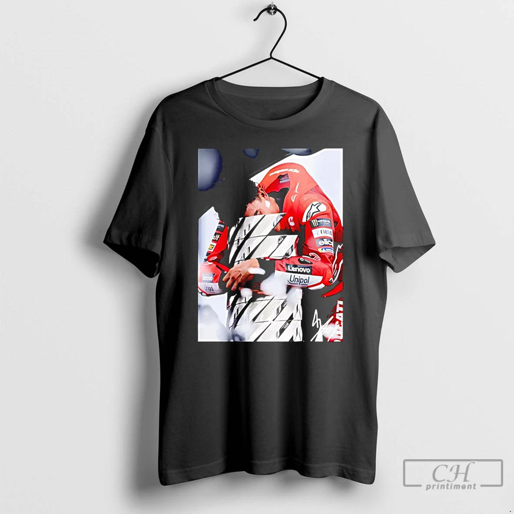 Premium Marc Marquez With Champion 2026 Signature T-Shirts, Hoodie, Sweatshirt | PopFlextees.com