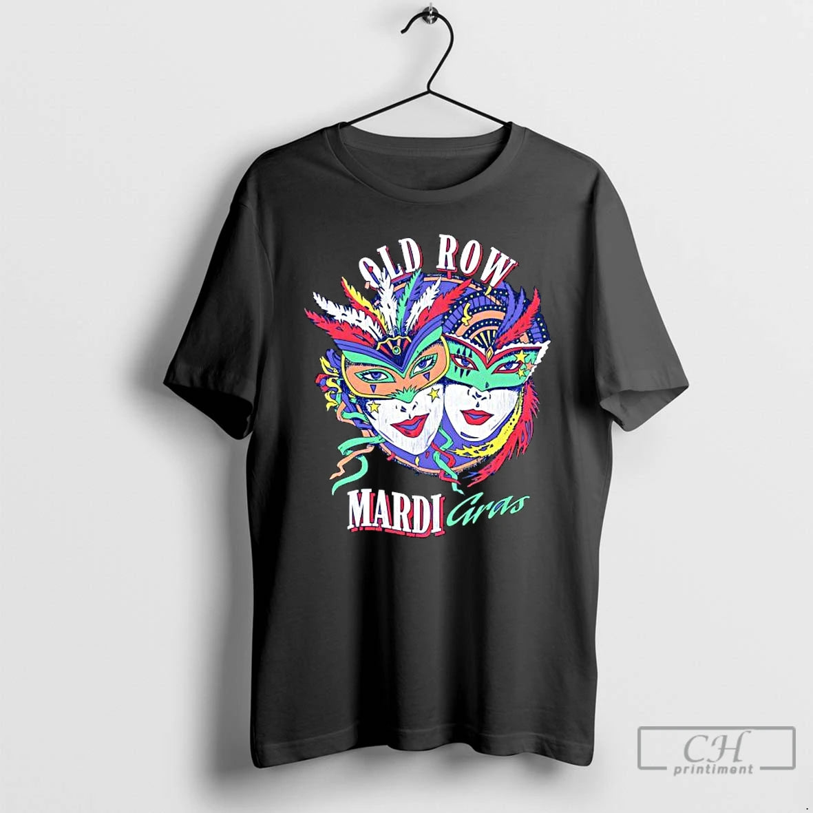 Premium Mardi Gras Masks Old Row T-Shirts, Hoodie, Sweatshirt | PopFlextees.com
