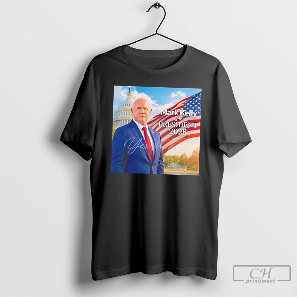Premium Mark Kelly For President 2028 Promotional Graphic Tee